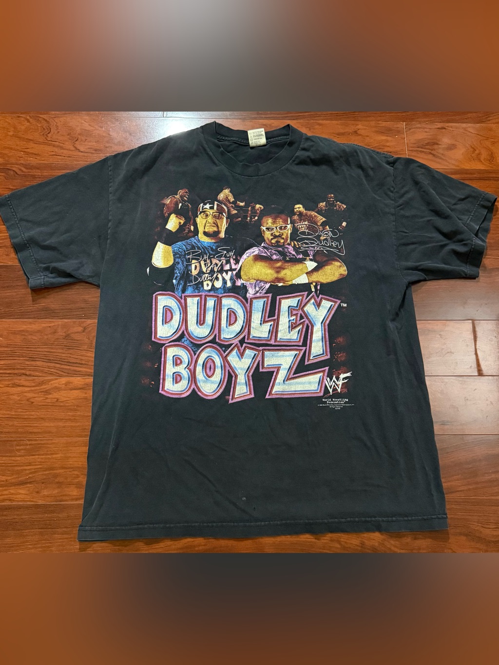 Rare Vtg 2000 Dudley Boyz Wwf Wrestling Shirt Size Adult Xl Thou Shalt Not Mess